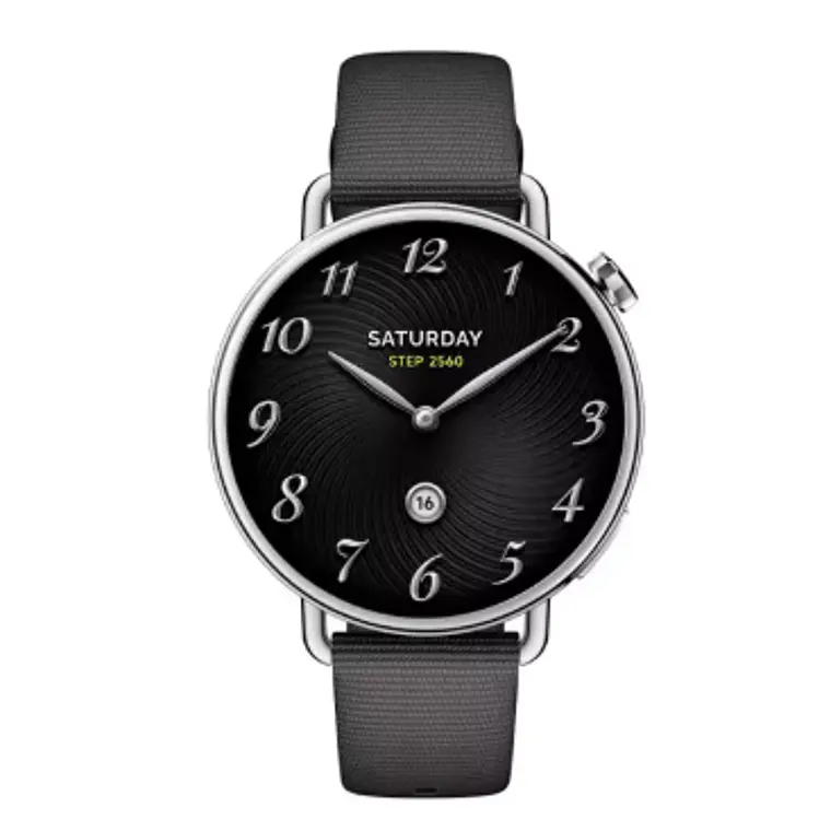 Correa de fluorocaucho para Xiaomi Watch S4 41mm, color negro 4