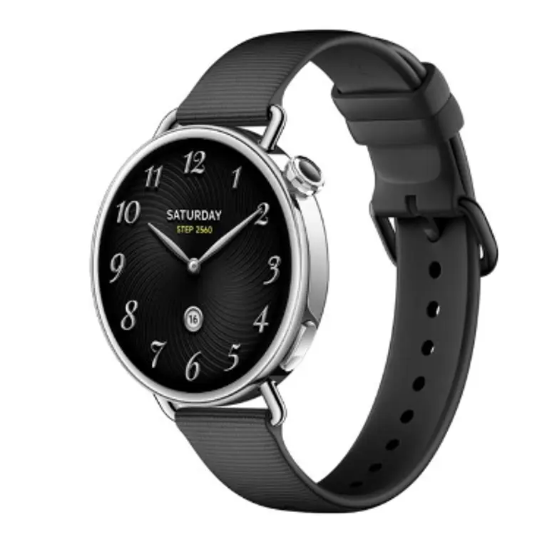 Correa de fluorocaucho para Xiaomi Watch S4 41mm, color negro 3