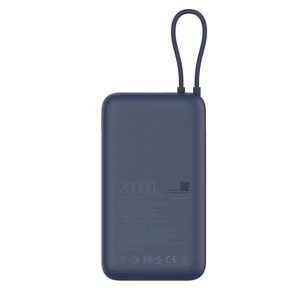 Cargador Xiaomi, Power bank, 33 Watt, Lithium, Para Universal, 20000mAh (Integrated Cable) 