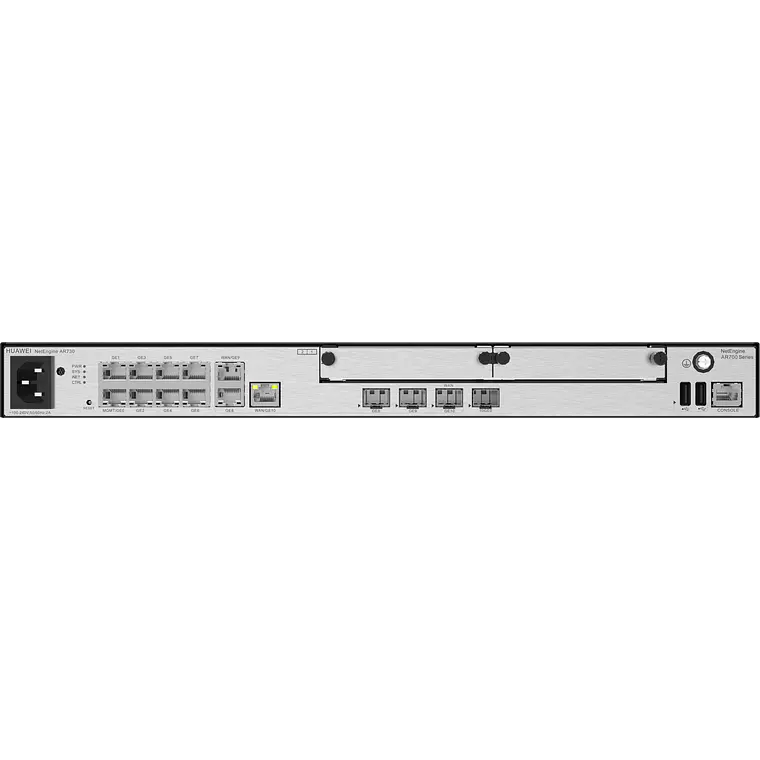 Router Huawei AR730 (8 Puertos Gigabit, 4 SFP, Rack 1U, Gris) 2