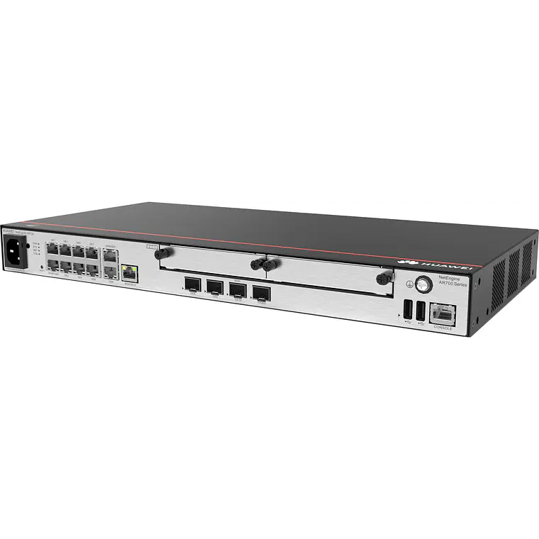 Router Huawei AR730 (8 Puertos Gigabit, 4 SFP, Rack 1U, Gris) 3