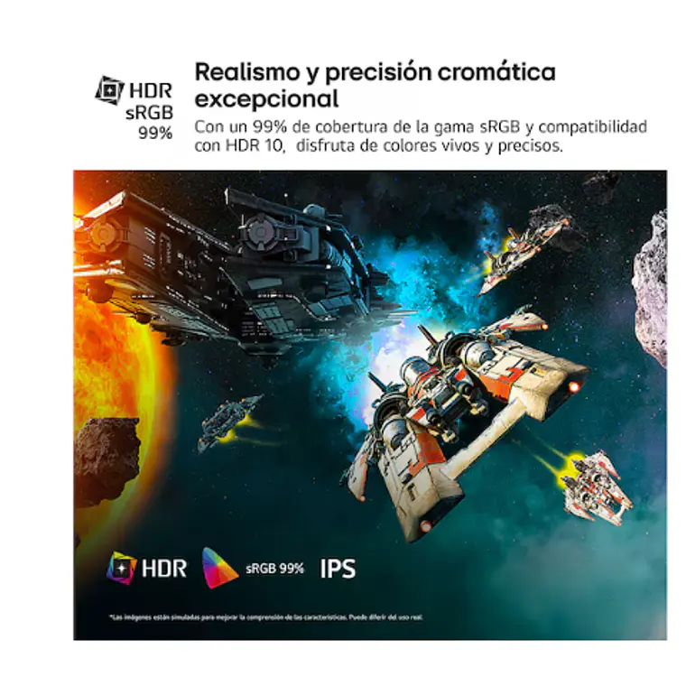 Monitor Gaming LG UltraGear de 24“, IPS, FHD, 144Hz 3