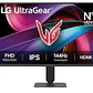 Monitor Gaming LG UltraGear de 24“, IPS, FHD, 144Hz - Miniatura 1