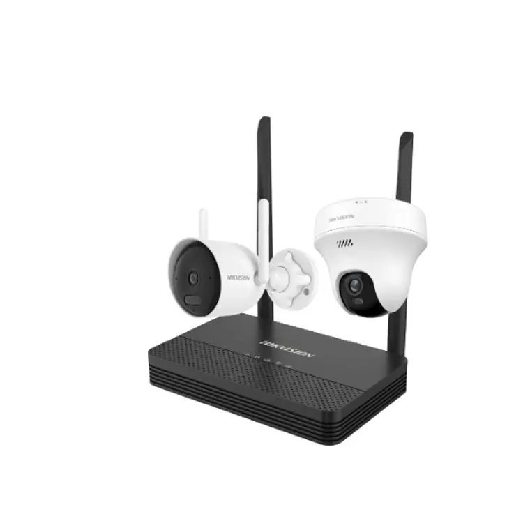 Kit de visión nocturna WiFi con cámara tipo bala de 2MP y torreta de 3 MP - Hikvision 1
