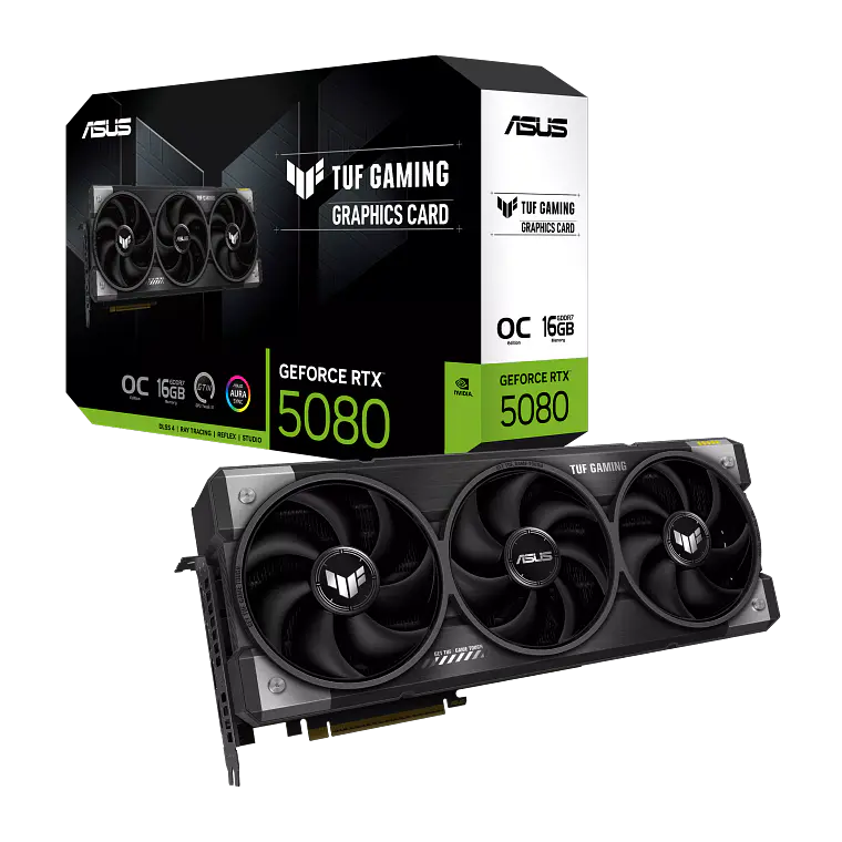 Tarjeta de Video ASUS TUF Gaming GeForce RTX™ 5080 16GB GDDR7 OC Edition 1