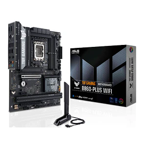 Placa Madre Asus Tuf Gaming B860-Plus WiFi (LGA1851, DDR5, WiFi7, PCle 5.0, ATX)