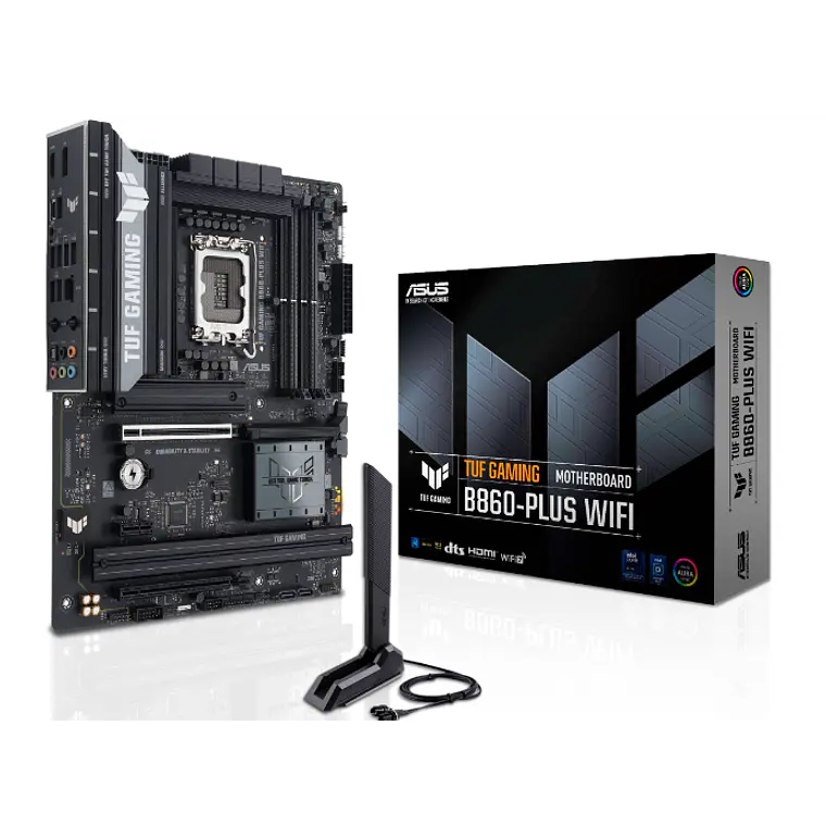 Placa Madre Asus Tuf Gaming B860-Plus WiFi (LGA1851, DDR5, WiFi7, PCle 5.0, ATX) 1