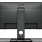 Monitor Benq LED 27“ PD2705Q - Gris - Miniatura 4