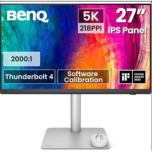 Monitor Profesional BenQ Creative Pro PD273OS de 27“, 5K, Thunderbolt 4 Color Blanco