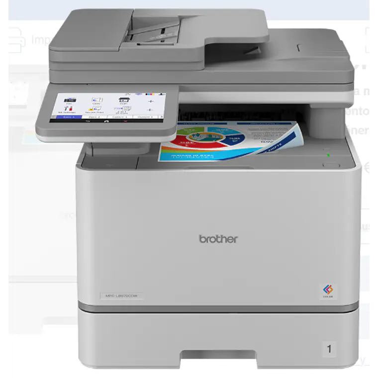 Impresora Multifuncional Brother MFC-L8970CDW (Láser Color, 33ppm, 2400dpi, Wi-Fi/USB) 1