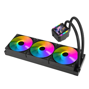 Ventilador CPU Water Cooler EW-360S4 ARGB 360 con pantalla - Esgaming