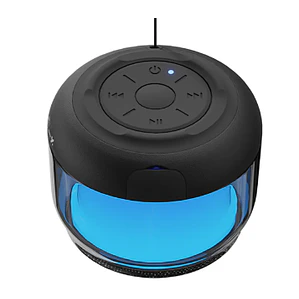 Parlante Bluetooth Portátil 3W, Inalámbrico, Led, Negro - Xtech 