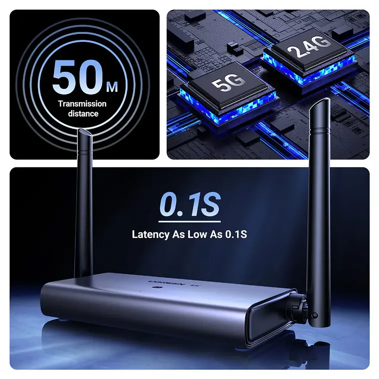 Transmisor y Receptor inalámbrico HDMI UGREEN hasta 50Mts. 2