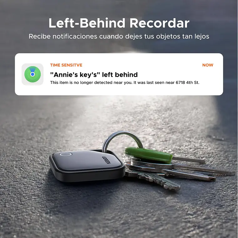 Localizador Bluetooth SmartTag Tracker Soporte iOS Rastreador UGreen CM816 6