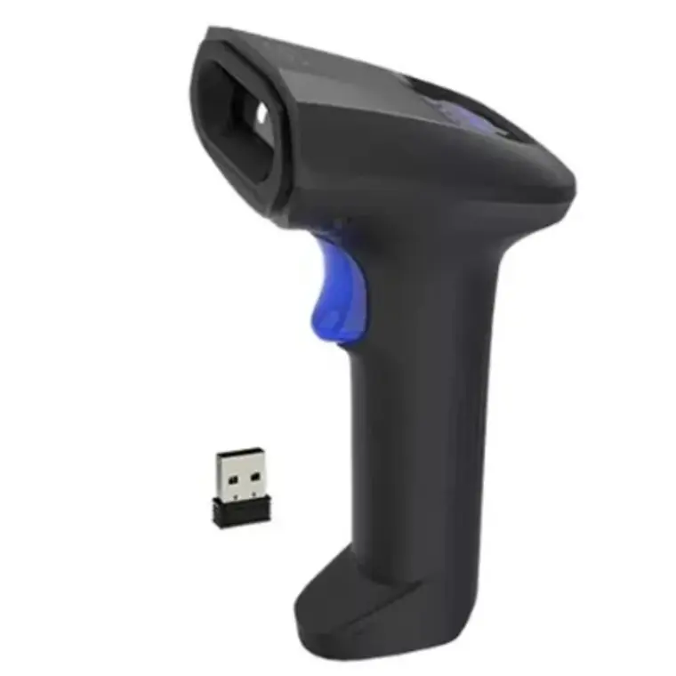 Radio Handheld Barcode Scanner 2D with USB Receiver 1