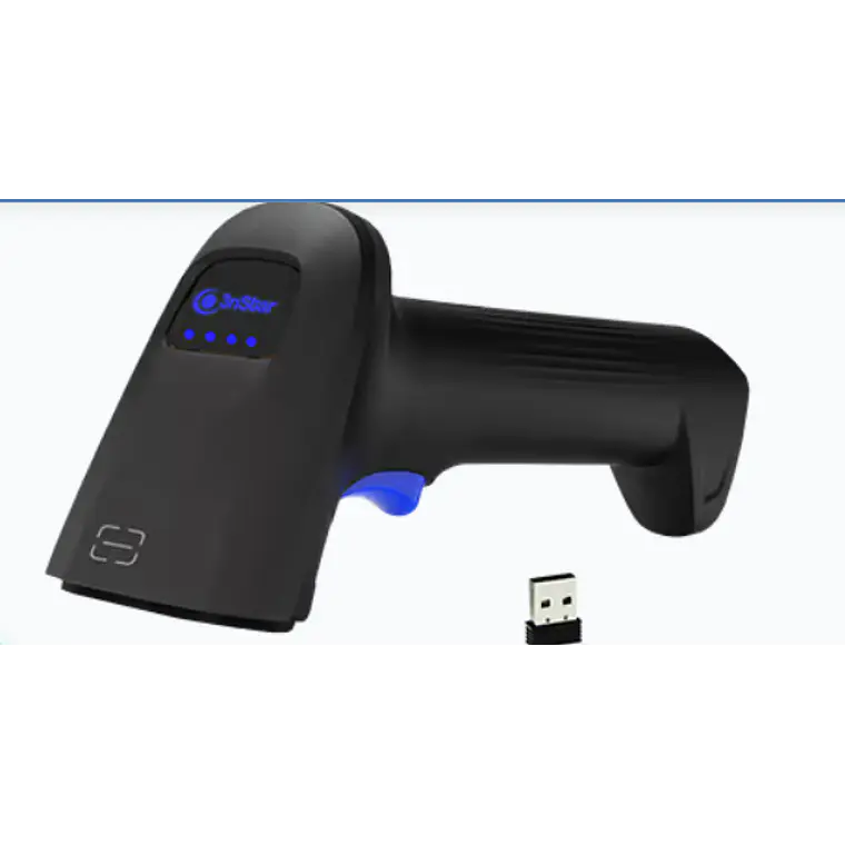 Radio Handheld Barcode Scanner 2D with USB Receiver 2