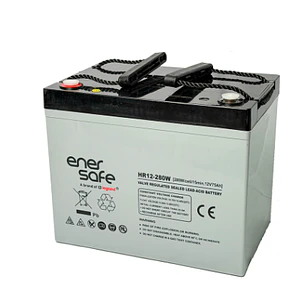 Batería Enersafe de 12V/75Ah (Plomo Ácido, 280W)