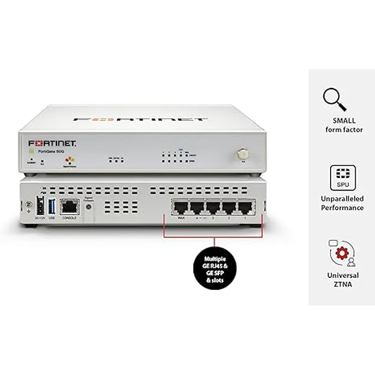Firewall Fortinet FortiGate 50G (5 x GE RJ45 ports) 3