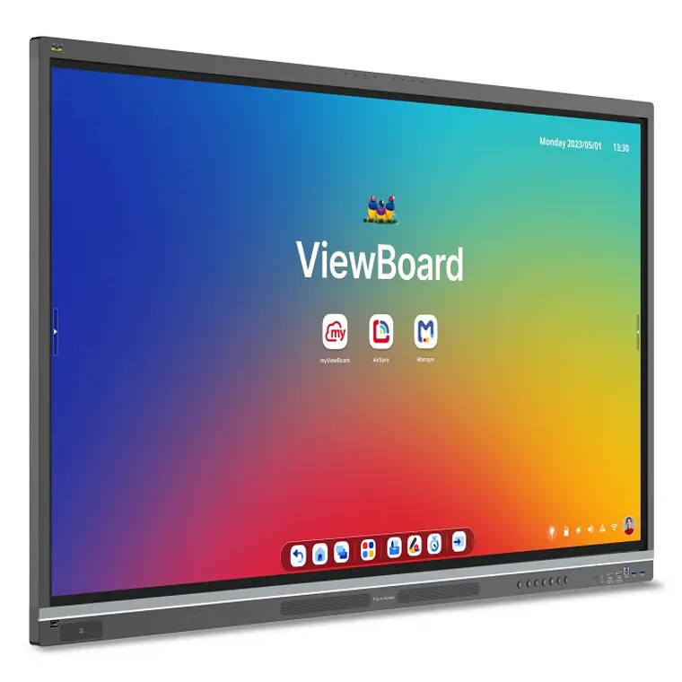 Pantalla 75“ interactiva 4K ViewBoard IFP7551 UHD Touch con barra de sonido de 70W 4