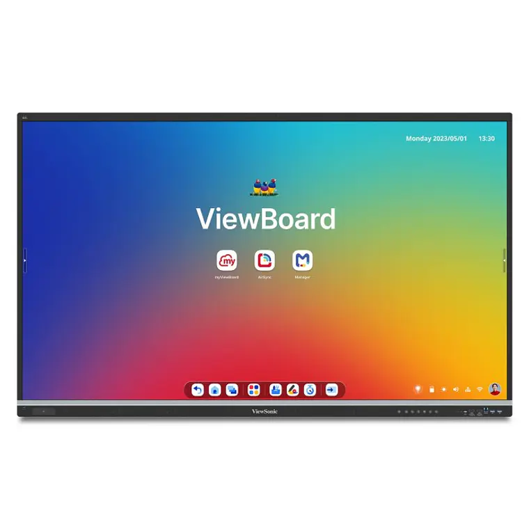 Pantalla 75“ interactiva 4K ViewBoard IFP7551 UHD Touch con barra de sonido de 70W 1
