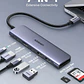 Docking Ugreen CM195 7en1 Ethernet Gigabit, HDMI 4K, carga USB-C PD 100W y doble lector de tarjetas - Miniatura 3