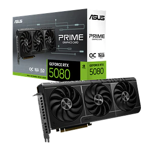 Tarjeta de Video ASUS Prime GeForce RTX 5080 OC de 16GB GDDR7