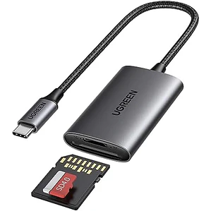 Lector de tarjetas 2 en 1 TF/SD 3.0 UGREEN Conexión USB-C.
