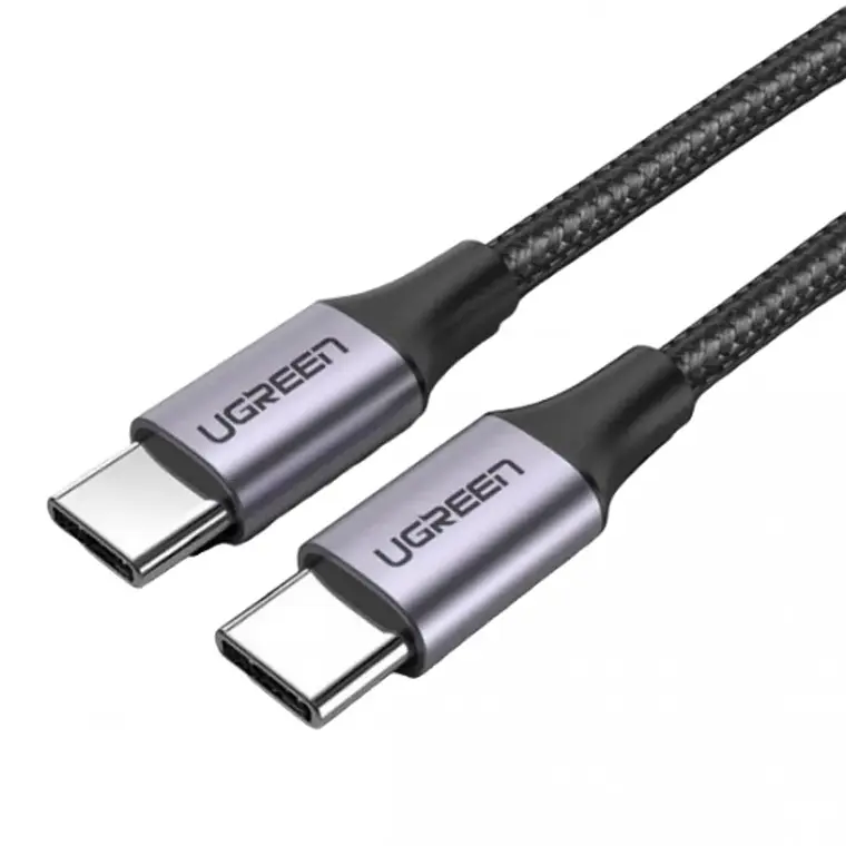 Cable USB-C 2.0 UGREEN 2Mts. 3A Carga Ràpida. Mat Aluminio Niquelado 1