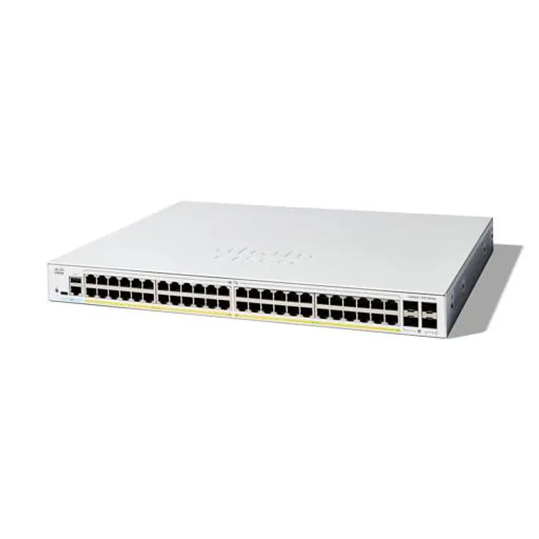 Switch de 48 Puertos, PoE, 4G Uplinks Cisco Catalyst 1300 (Capa 2/3) 1
