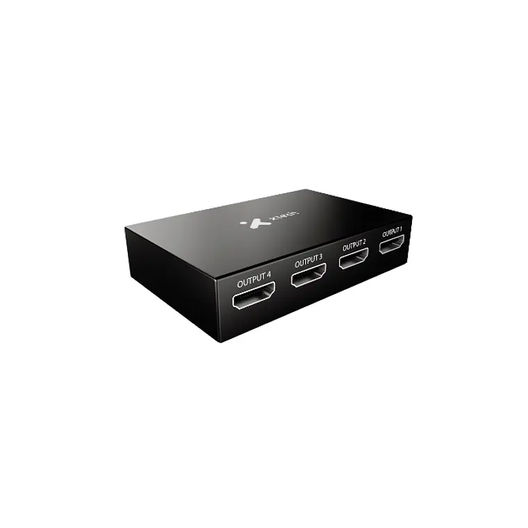 Multiplicador HDMI de 4 puertos con alimentación de corriente - Xtech  3