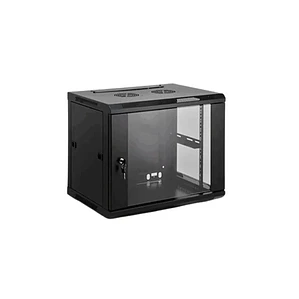Rack a Muro Global Link, con puerta frontal de vidrio 12U,  19