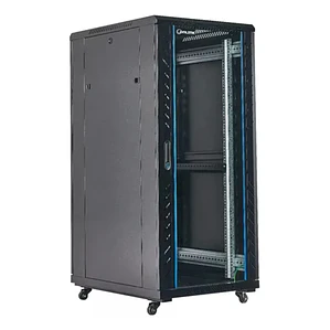 Rack de pared Global Link, con puerta frontal de vidrio 32U 19