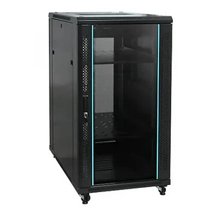 Rack a Piso Global Link, con puerta frontal de vidrio 22U 19