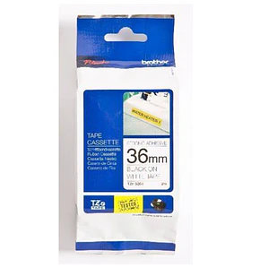 Cinta laminada Brother TZe-S261 (Negro sobre Blanco, 36 mm)