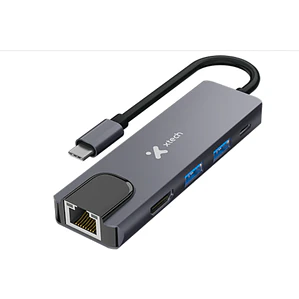 Adaptador Multipuerto USB-C 5 en 1 - Xtech -