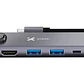 Adaptador Multipuerto USB-C 5 en 1 - Xtech - - Miniatura 3