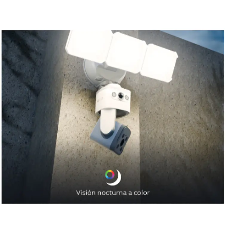 Cámara de seguridad para exteriores Nexxt Solutions Smart Wi-Fi® de Doble Lente con Reflector 3