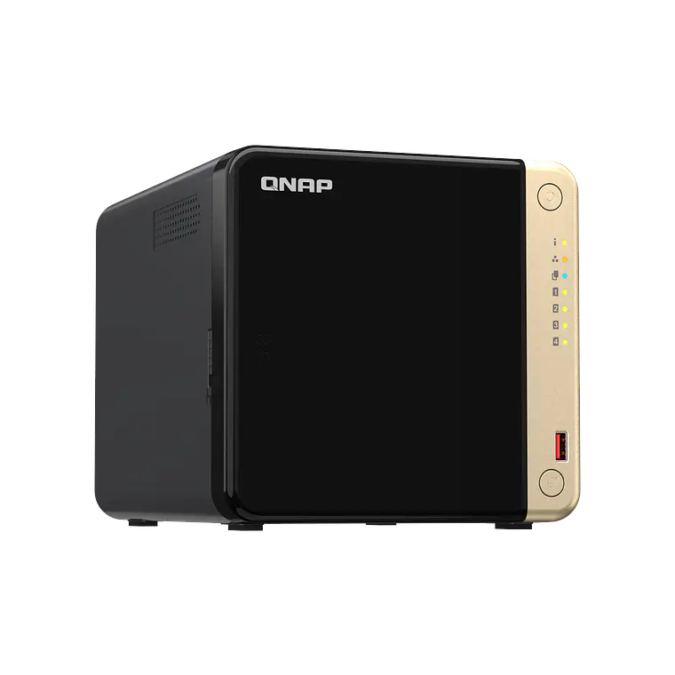 Servidor NAS QNAP TS-464-8G-US de 4 bahías, procesador Intel Quad-Core 3