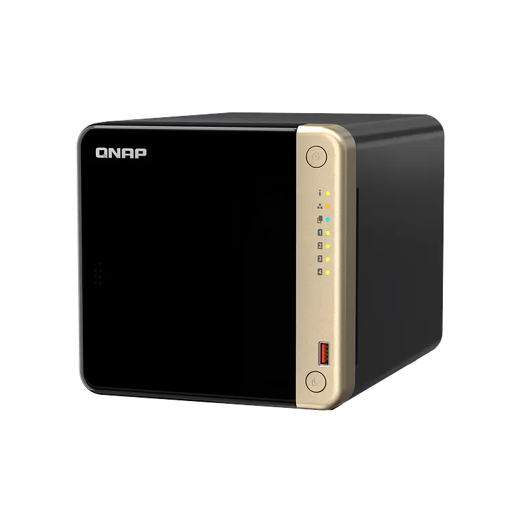 Servidor NAS QNAP TS-464-8G-US de 4 bahías, procesador Intel Quad-Core 2