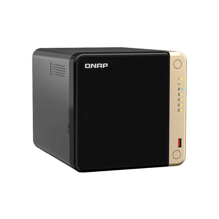 Servidor NAS QNAP TS-464-8G-US de 4 bahías, procesador Intel Quad-Core 1