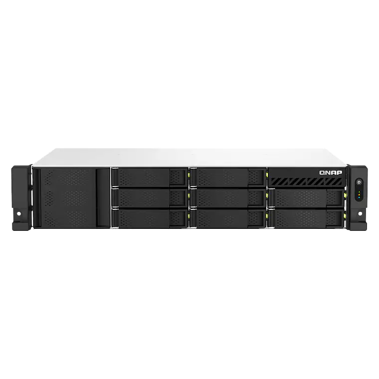 Servidor  NAS QNAP TS-873AeU-RP-4G de 8 bahías, AMD Ryzen Quad-Core 1