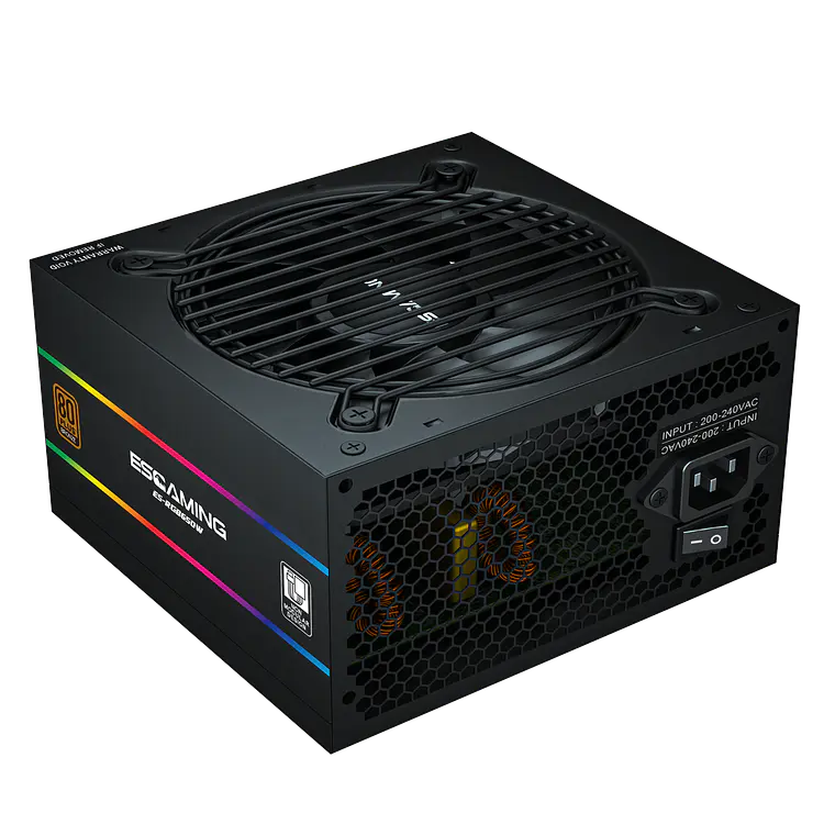 Fuente de Poder Esgaming 650W 80+ Bronce ATX 1