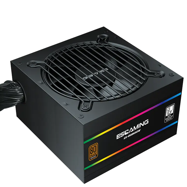 Fuente de Poder Esgaming 650W 80+ Bronce ATX 4