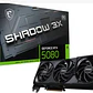 Tarjeta de Video MSI GeForce RTX 5080 16G SHADOW 3X OC, 16GB GDDR7, 1x HDMI, 3x DisplayPort - Miniatura 1