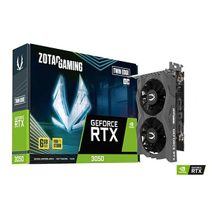 Tarjeta de Video ZOTAC GAMING Nvidia GeForce RTX 3050 Twin Edge OC 6GB GDDR6 96-bit