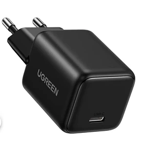 Cargador Rapido GaN 20W USB-C UGREEN - Color Negro