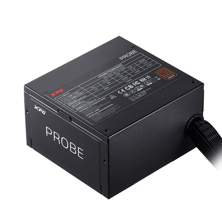 Fuente de poder 600W XPG Probe 80+ Bronze 9
