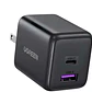 Cargador rápido 30W Ugreen 2 puertos. 1P USB-C y 1P USB-A 30W. Negro - Miniatura 2