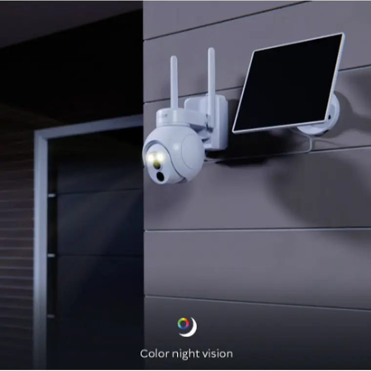 Cámara de Seguridad Solar 4G LTE PTZ 2K 4MP, Exterior - Nexxt Solutions Home  4
