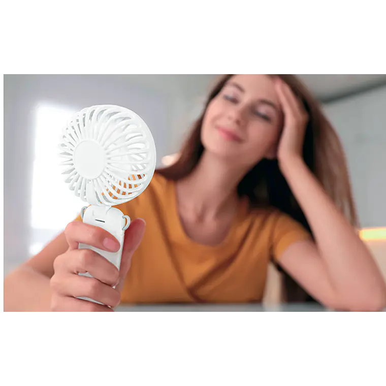 Ventilador Recargable, 6 velocidades, 37 h, Pantalla Led, USB-C - Xtech  4